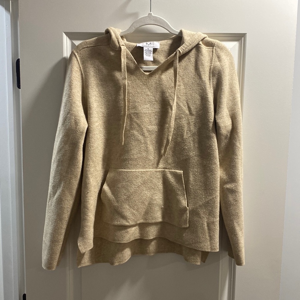 Cashmere like hooded sweatshirt, elevated field